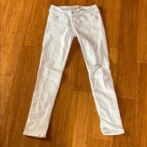 white skinny jeans